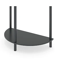 Streamdale Furniture Artisan Wave Demi-Lune Console Table, 2 Drawers, Hallway