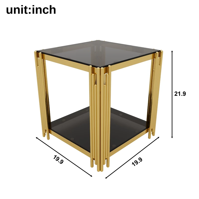 Streamdale Furniture Living Room Table Set: Coffee & End Tables