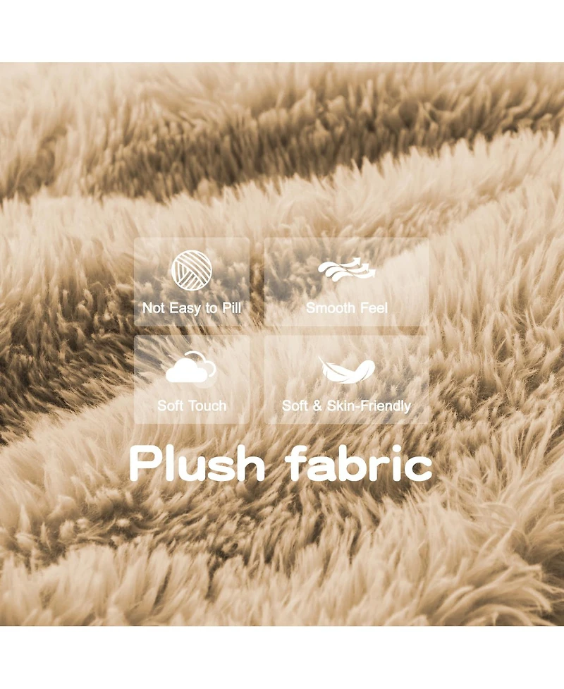 Streamdale Furniture L-shaped Boneless Sofa, Soft Fluffy Plush Fabric, Chaise, No Assembly, Ergonomic