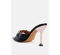 Womens Drippin Hot Croc Patent Faux Leather Sandals