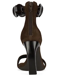 Jeffrey Campbell Women's Palia Embellished Banana Heel Dress Sandals