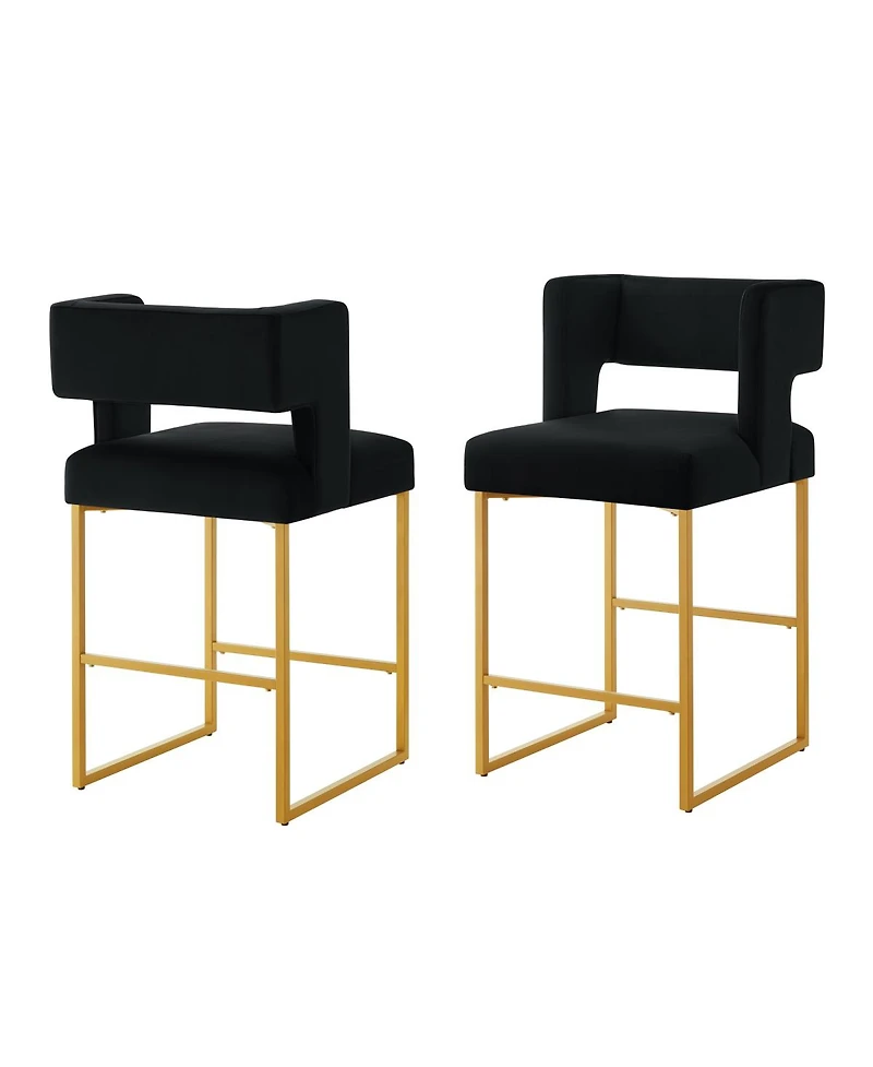 Streamdale Furniture Modern Fashion Counter Height Bar Stools, Set of 2