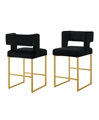 Streamdale Furniture Modern Fashion Counter Height Bar Stools, Set of 2