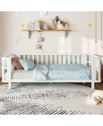 Streamdale Furniture Wood Platform Bed Frame, Queen, Noise Free, Easy Assembly, Storage