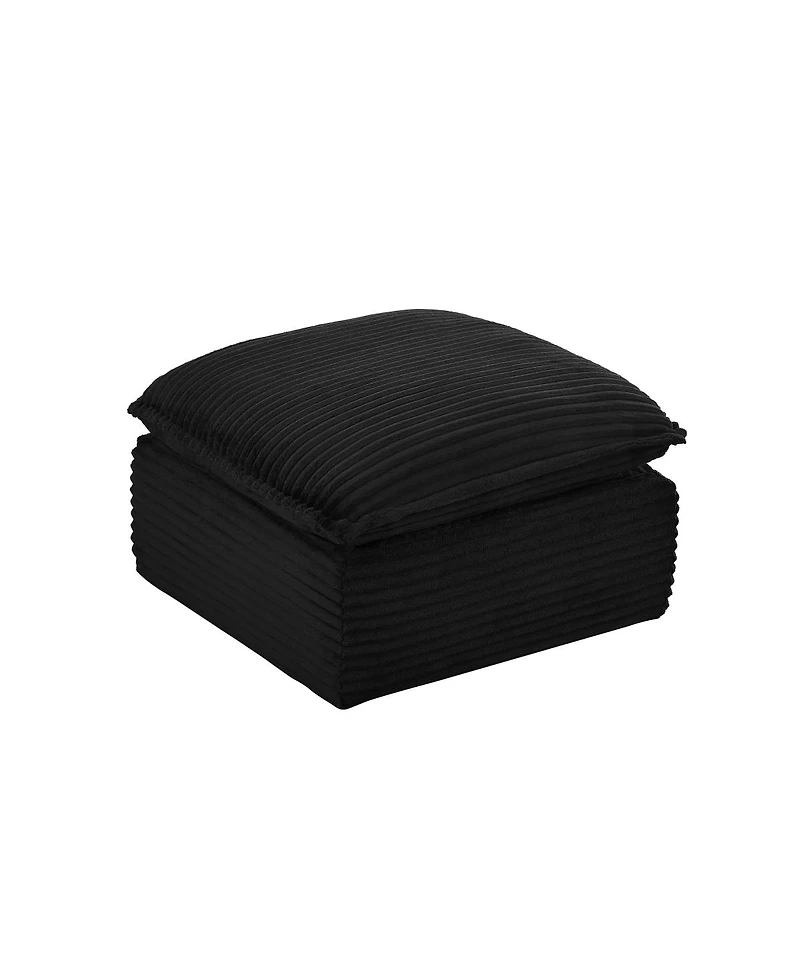 Streamdale Furniture Cloud Sectional Couches for Living Room, Convertible L-Shape Couch with Ottoman