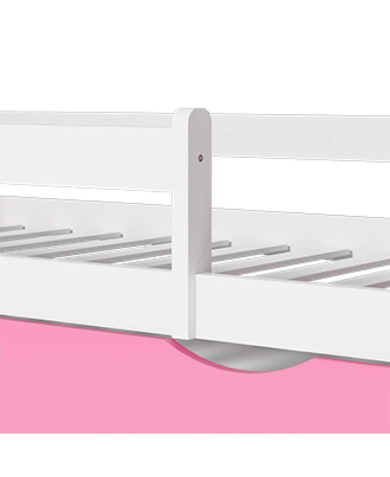 Streamdale Furniture Kids Wood Twin Bed with Drawer