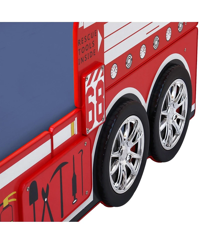 Streamdale Furniture Little Heroes Fire Truck Bed