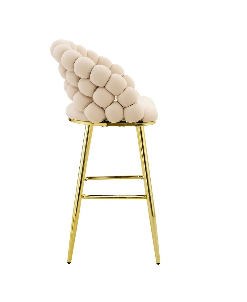 Streamdale Furniture Puffy Bubble Chair Ball Chain Bar Stools