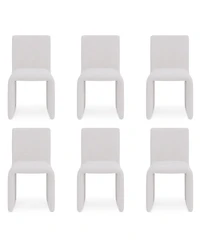 Furniture Emila 6-Pc. Fabric Upholstered Dining Chair Set