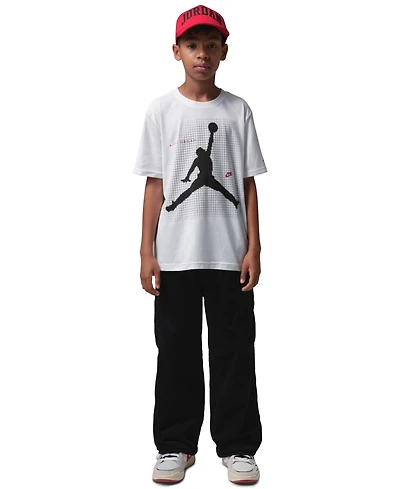 Jordan Boys' 8-20 Jumpman Grid Blur Crewneck T-Shirt