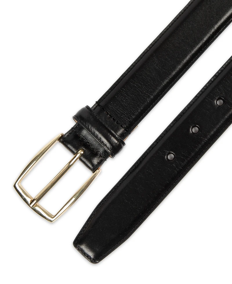 Club Room Men's Luxury Pebbled Leather Belt, Macy's Exclusive