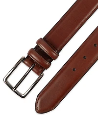 Club Room Men's Luxury Drop Edge Stitched Leather Belt, Macy's Exclusive