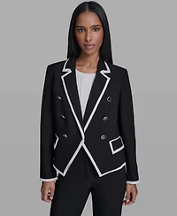 Karl Lagerfeld Paris Women's Notch Collar Jacket