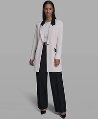 Karl Lagerfeld Paris Women's Notch Lapel Collar Jacket