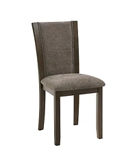 Streamdale Furniture 6-Piece Farmhouse Rustic Dining Table Set with Bench and Chairs, Dark Walnut