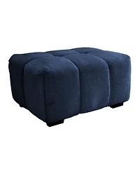 Streamdale Furniture Stylish Chenille Sofa with Ottoman - Comfortable & Flexible Configuration