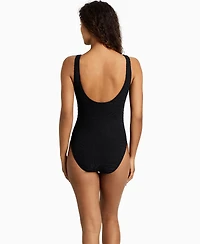 Lauren Ralph Women's Ring Tank One-Piece Swimsuit