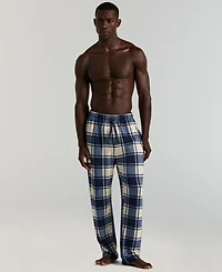 Perry Ellis Portfolio Men's Deluxe Touch Plaid Pattern Sleepwear Pants