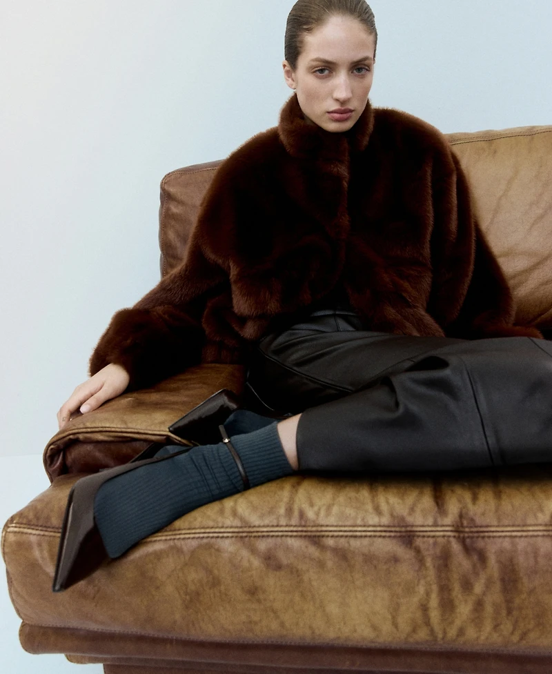 Mango Women's Ankle-Cuff Heel Shoes