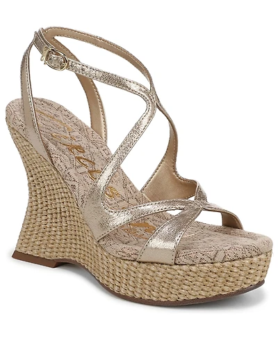 Circus Ny by Sam Edelman Women's Trina Woven Platform Wedge Sandals