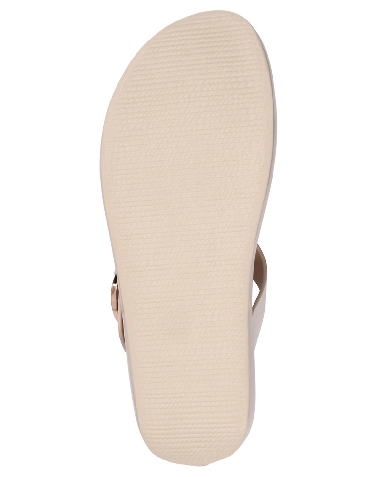 Gc Shoes Women's Rhodes Thong Round Toe Wedge Sandals
