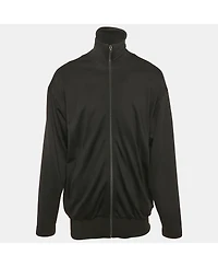 Pre-Owned Balenciaga Men's Black Jersey Zip-Up Jacket