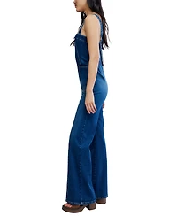 Free People Women's Suns Out Square Neck Bootcut Jumpsuit