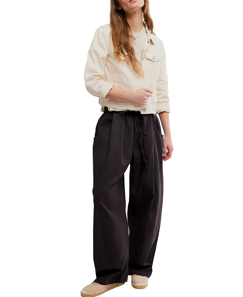 Free People Women's Chambers Laid Back Pull-On Pants