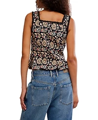 Free People Women's Bridgette Corset Scoop Neck Top