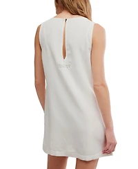 Free People Women's Electric Garden Boat Neck Mini Dress