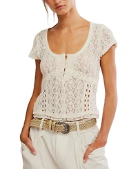 Free People Women's Claro Short-Sleeve Top