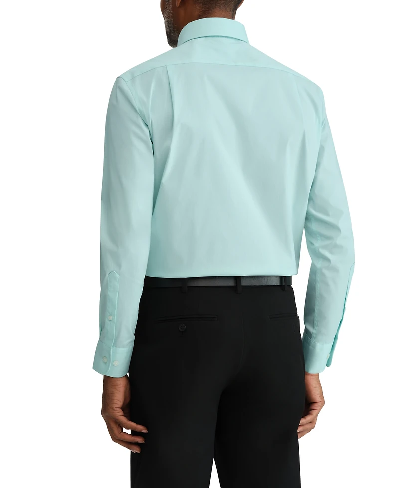 Tommy Hilfiger Men's Regular Fit Wrinkle Resistant Stretch Dress Shirt