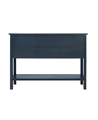 Streamdale Furniture Solid Wood Sideboard Console Table with 2 Drawers & Cabinets