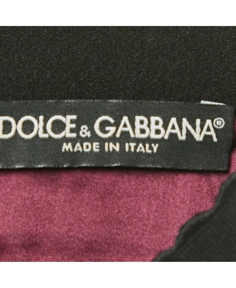 Pre-Owned Dolce & Gabbana Women's Purple Crepe Pencil Skirt