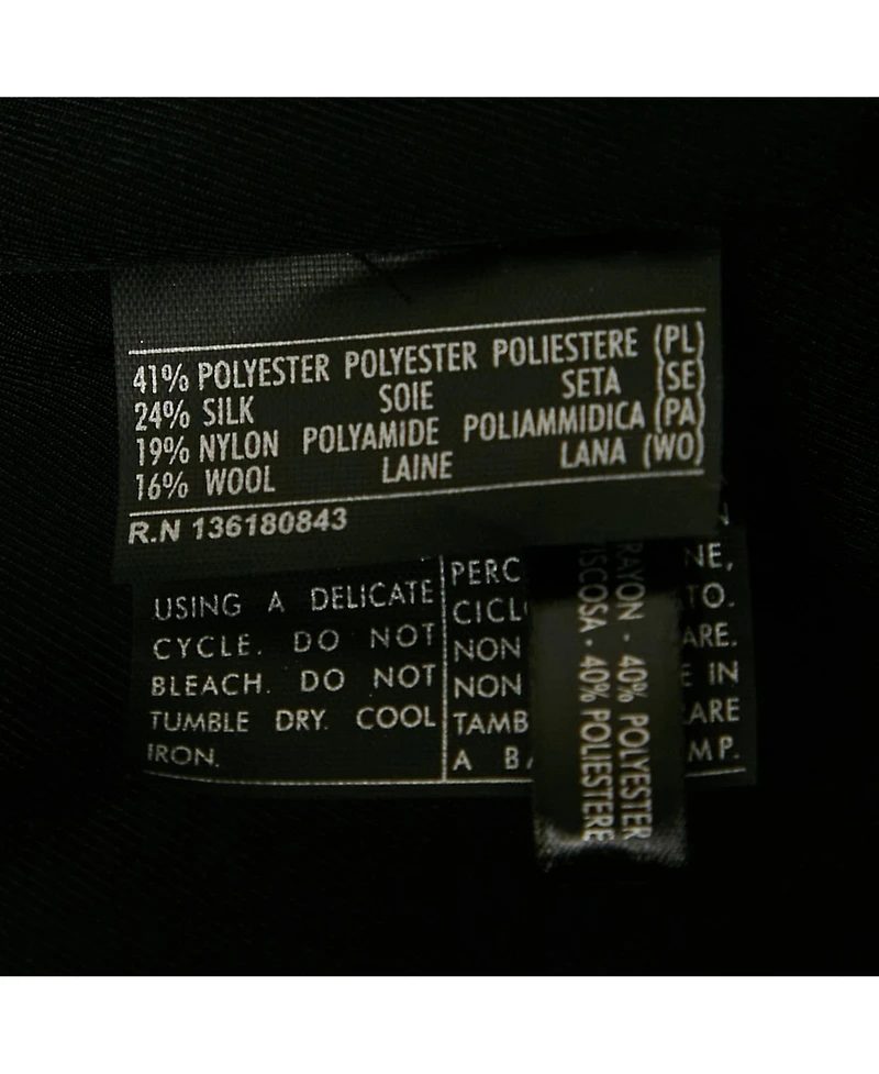 Pre-Owned Salvatore Ferragamo Women's Metallic Textured Lamé Pencil Skirt