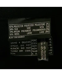 Pre-Owned Salvatore Ferragamo Women's Metallic Textured Lamé Pencil Skirt