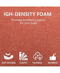 Streamdale Furniture Orange Folding Sofa, Futon Sleeper Chair, Convertible Chair & Mattress