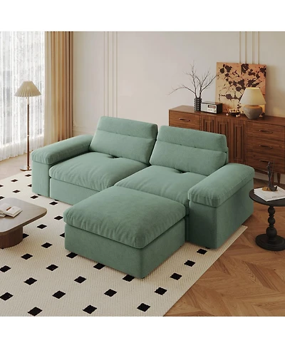 Streamdale Furniture Simple modular sofa, adjustable backrest, soft, comfortable, storage