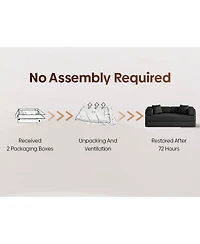 Streamdale Furniture Folding Sofa Bed Convertible Corduroy Couch King Size Floor Sleeper 4-in-1