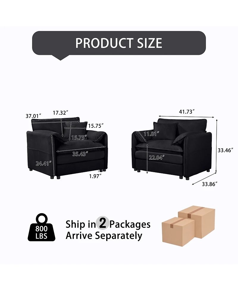 Streamdale Furniture Chenille Modular Sofa: Ultimate Comfort, Customizable