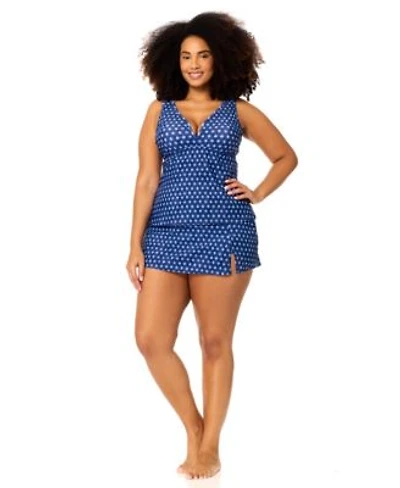 Raisins Curve Plus Size Tanzania Tankini Top Skirt
