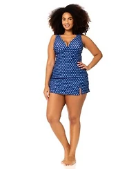 Raisins Curve Plus Size Tanzania Tankini Top Skirt