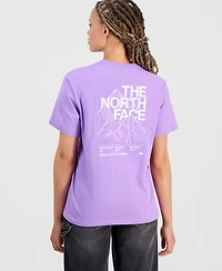 The North Face Women's Evolution Peaks Graphic Cotton T-Shirt