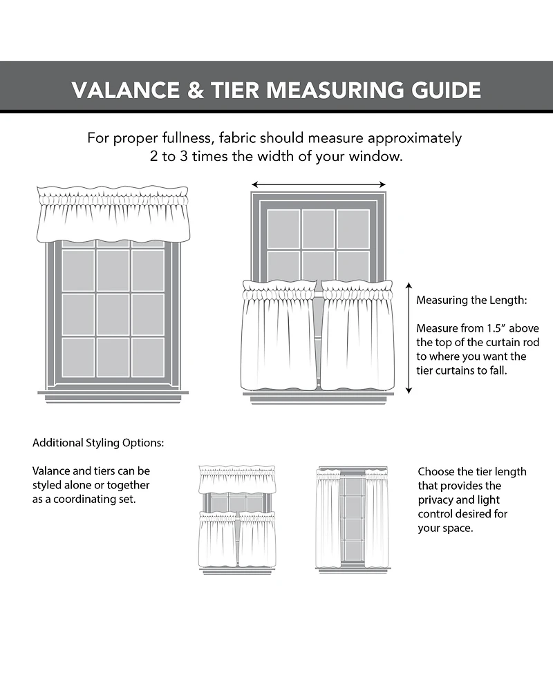 Twill Stripe Anti-Dust Linen Blend Sheer Cafe Curtain Valance