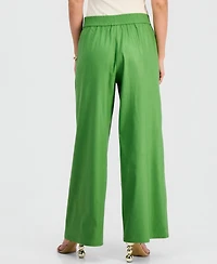 I.n.c. International Concepts Petite High-Rise Pull-On Wide-Leg Pants, Created for Macy's