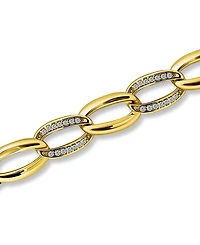 Macy's 3/8 ct. t.w Cubic Zirconia Pave Open Link Bracelet, Created for