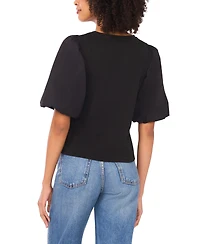 Vince Camuto Women's Crewneck Short-Sleeve Knit Top