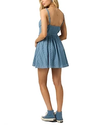 O'Neill Women's Camden Embroidered Mini Dress