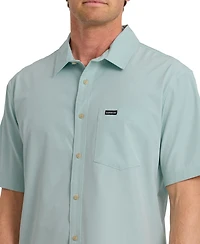 Quiksilver Men's Ridge Tech Classic Short-Sleeve Shirt