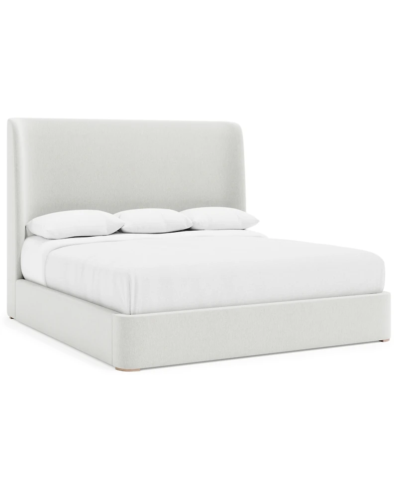 Bernhardt 3-Pc. Wood Loggia Bedroom Set Queen Bed, Dresser and Accent Nightstand